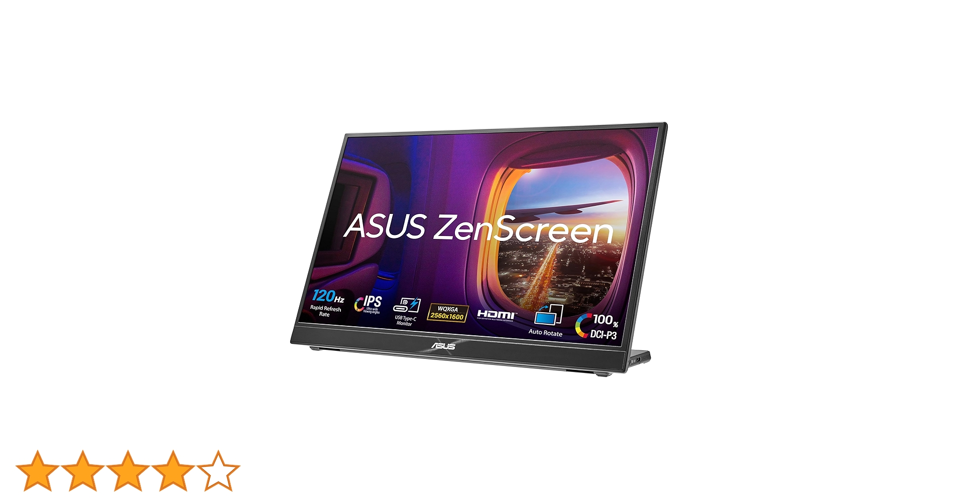Amazon.co.jp: ASUS ZenScreen MB16QHG Portable Monitor, 16 Type